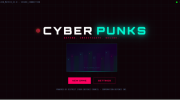 Cyber Punks opening screen